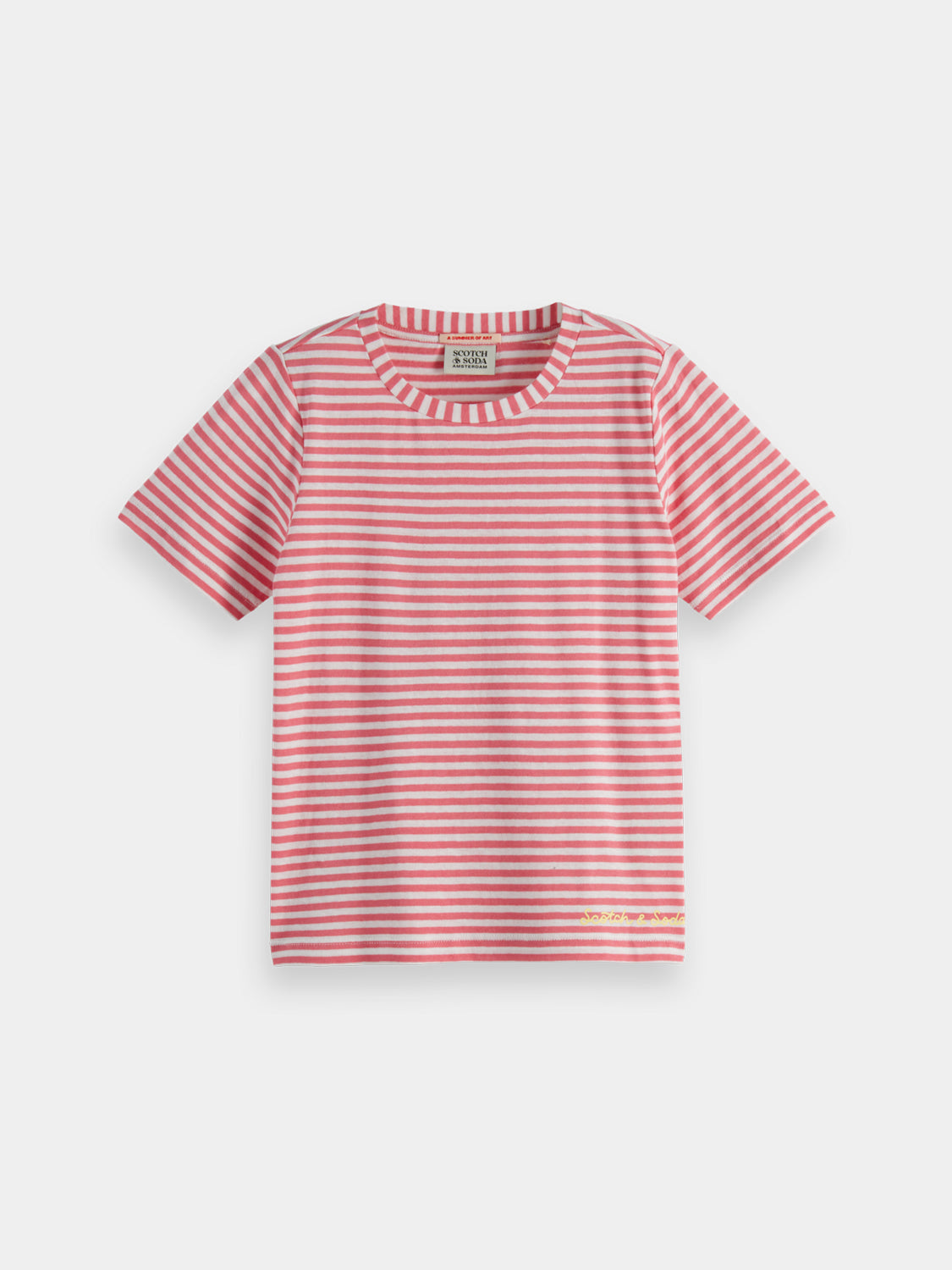 Kids - Yarn-dyed t-shirt - Scotch & Soda AU