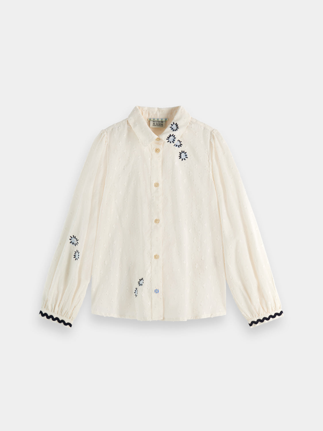 Kids - Embroidered shirt - Scotch & Soda AU