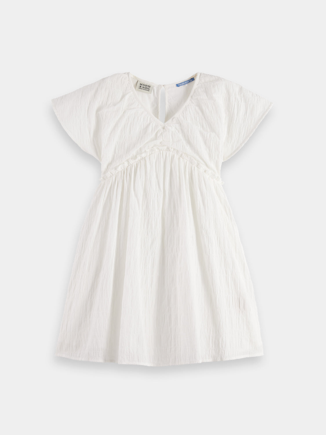 Kids - Textured cotton dress - Scotch & Soda AU