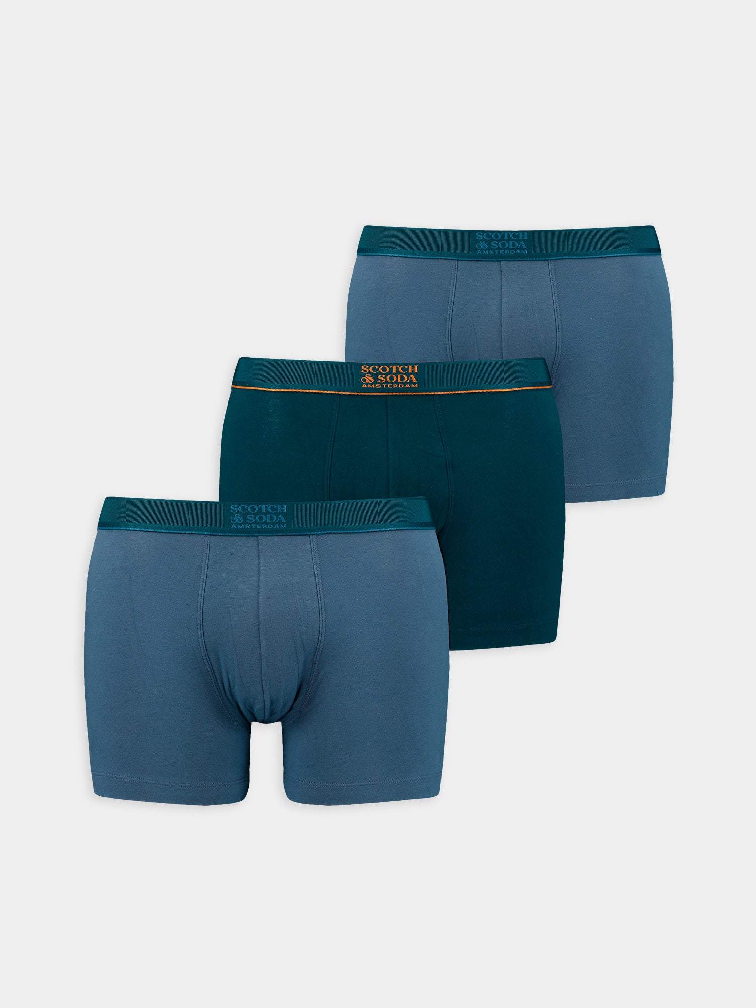 Stacked logo boxer briefs 3 pack - Scotch & Soda AU