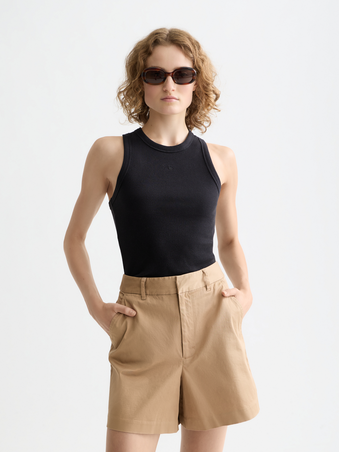 Ribbed racer tank - Scotch & Soda AU