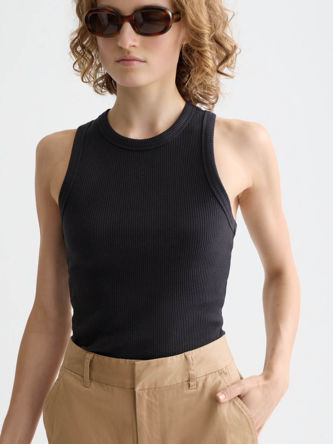 Ribbed racer tank - Scotch & Soda AU