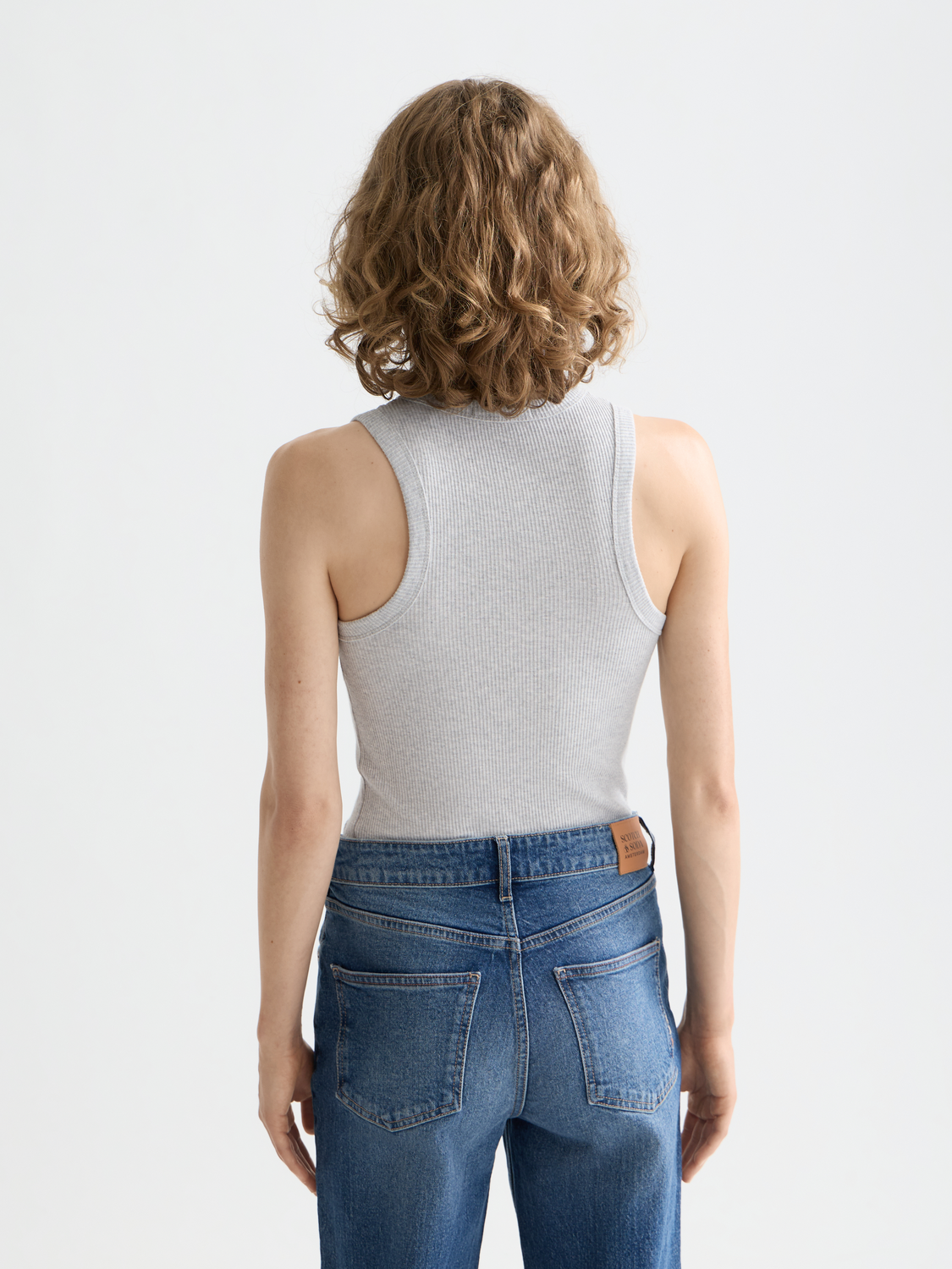 Ribbed racer tank - Scotch & Soda AU