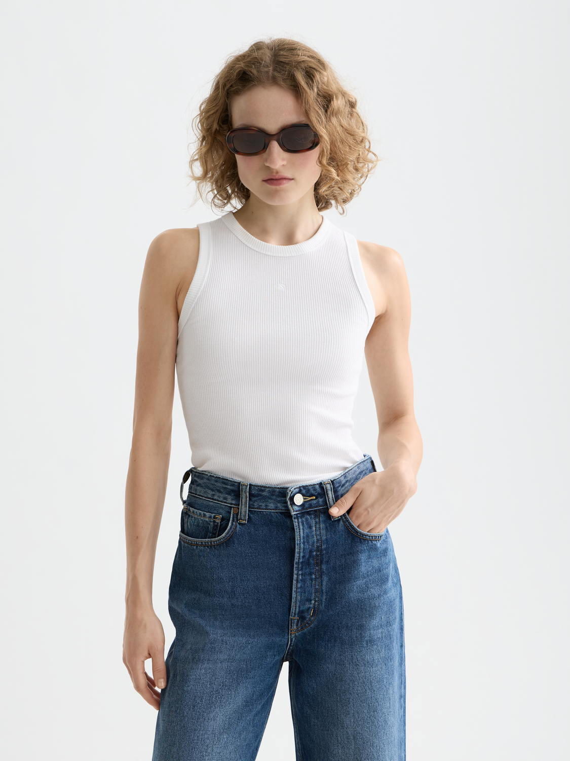 Ribbed racer tank - Scotch & Soda AU