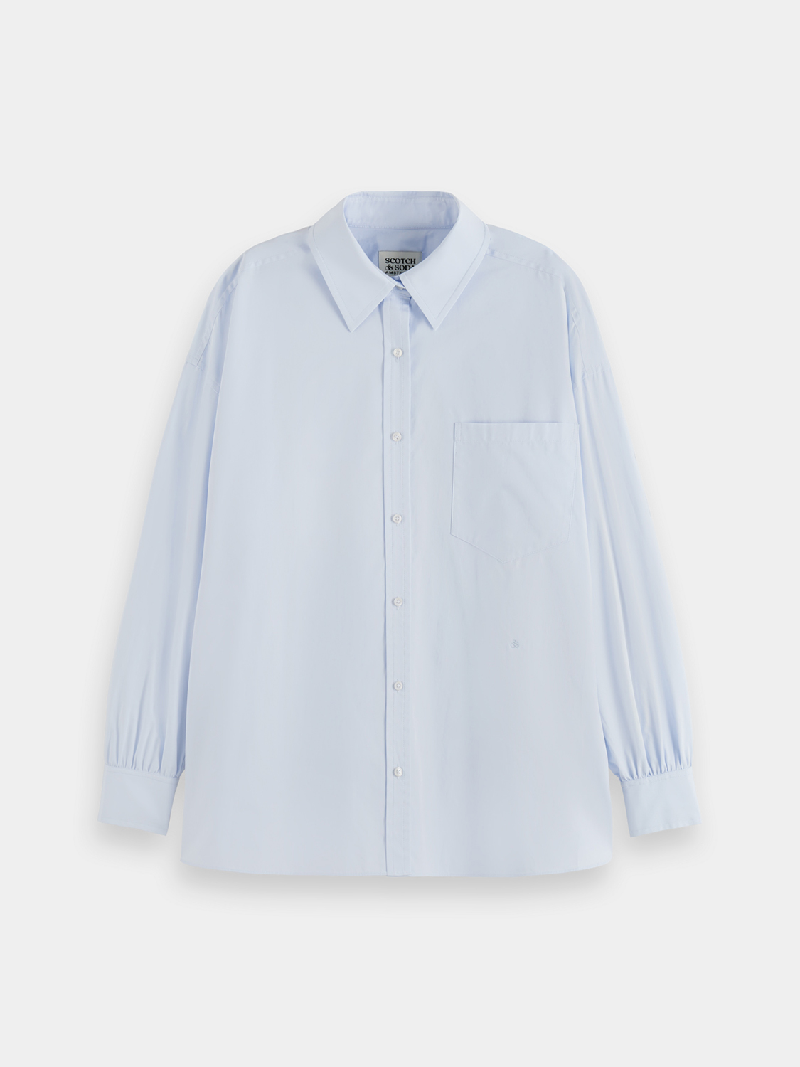 Girlfriend poplin shirt - Scotch & Soda AU