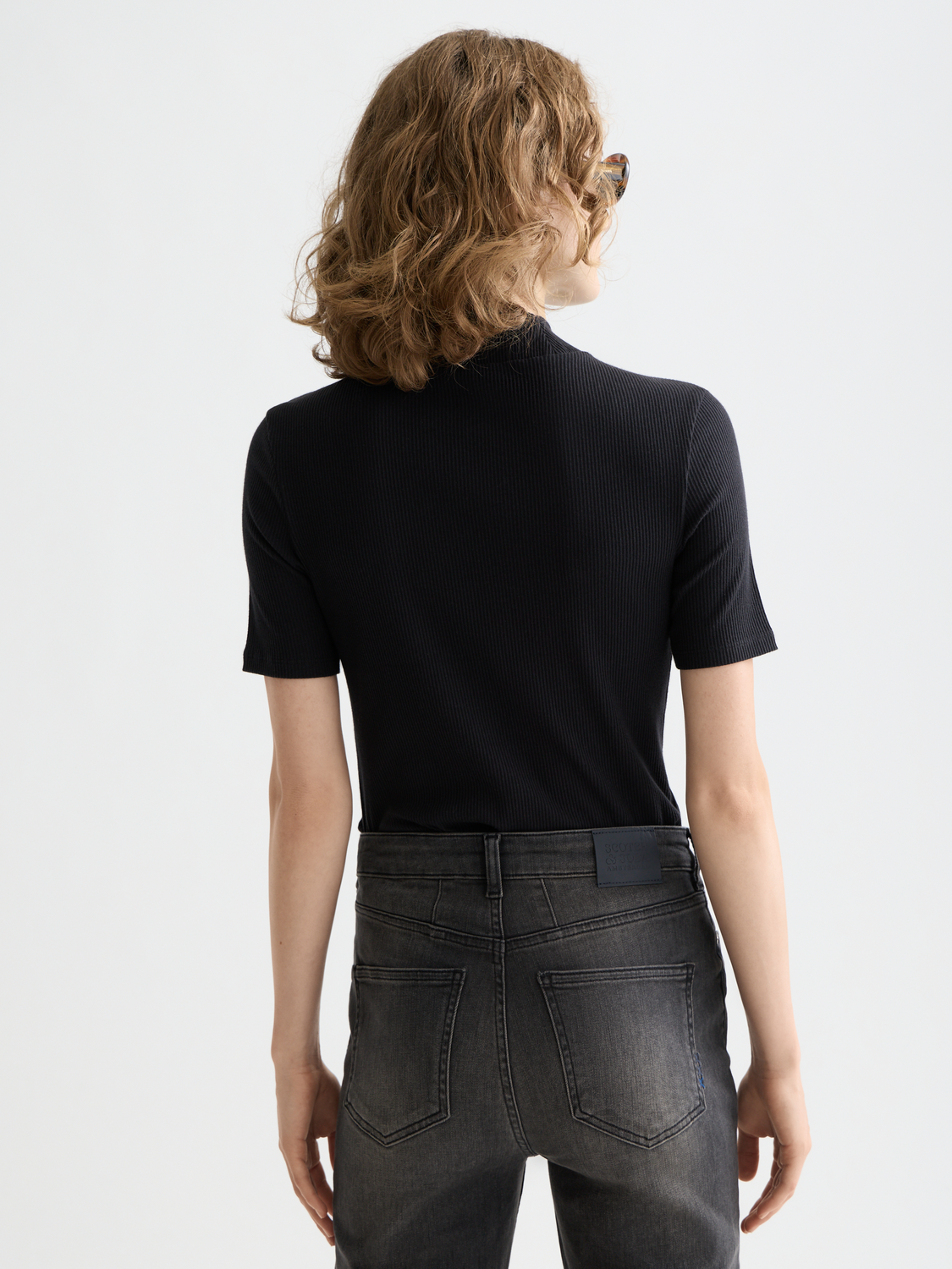 Ribbed mock neck - Scotch & Soda AU