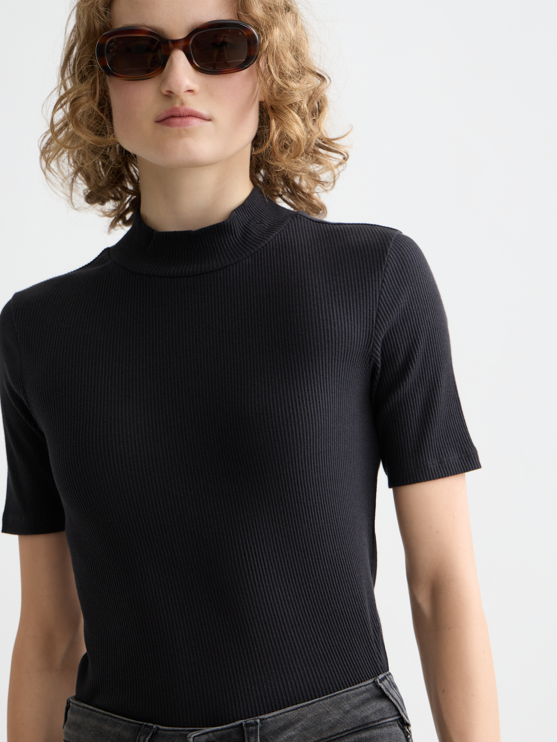 Ribbed mock neck - Scotch & Soda AU