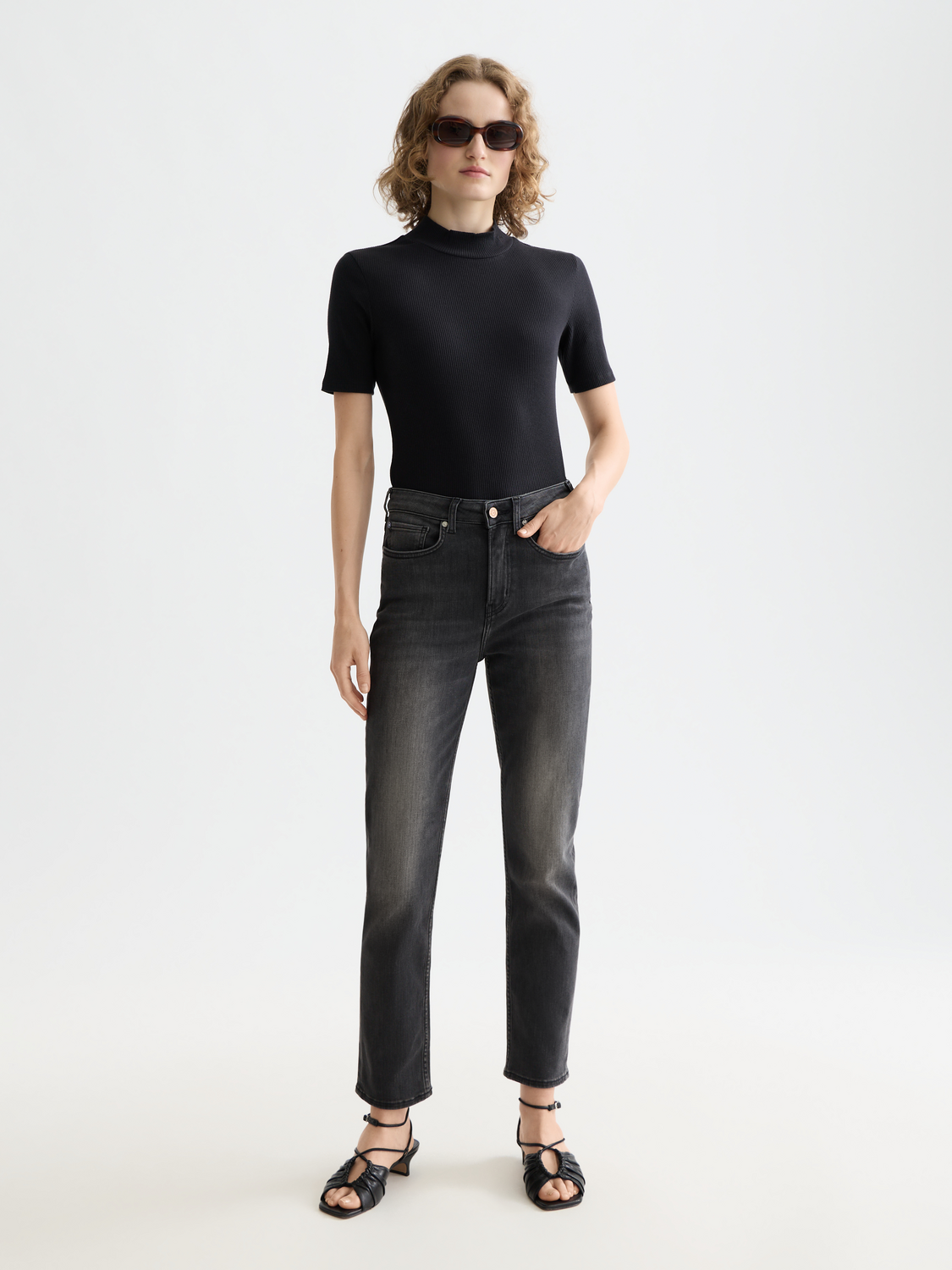 Ribbed mock neck - Scotch & Soda AU