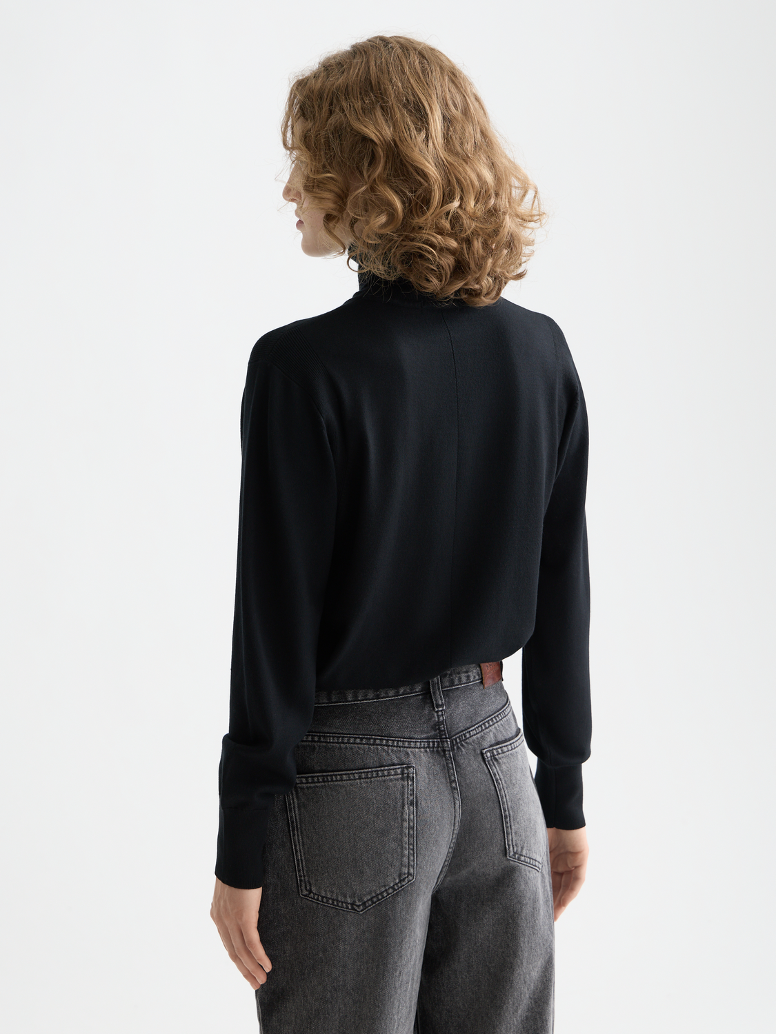 Roll neck relaxed pullover - Scotch & Soda AU