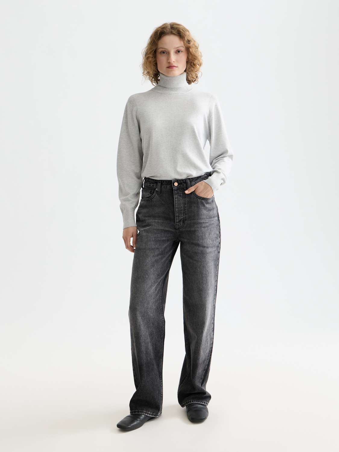 Roll neck relaxed pullover - Scotch & Soda AU