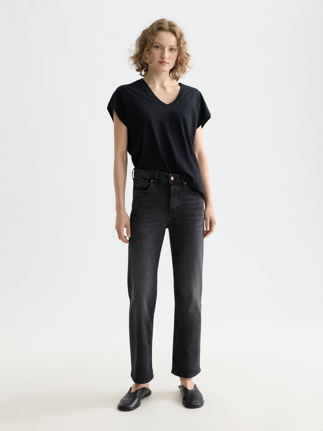 Slub v-neck t-shirt - Scotch & Soda AU
