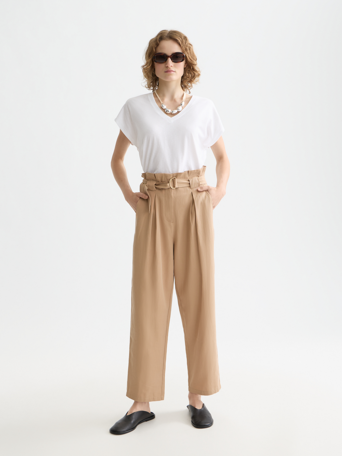 Slub v-neck t-shirt - Scotch & Soda AU