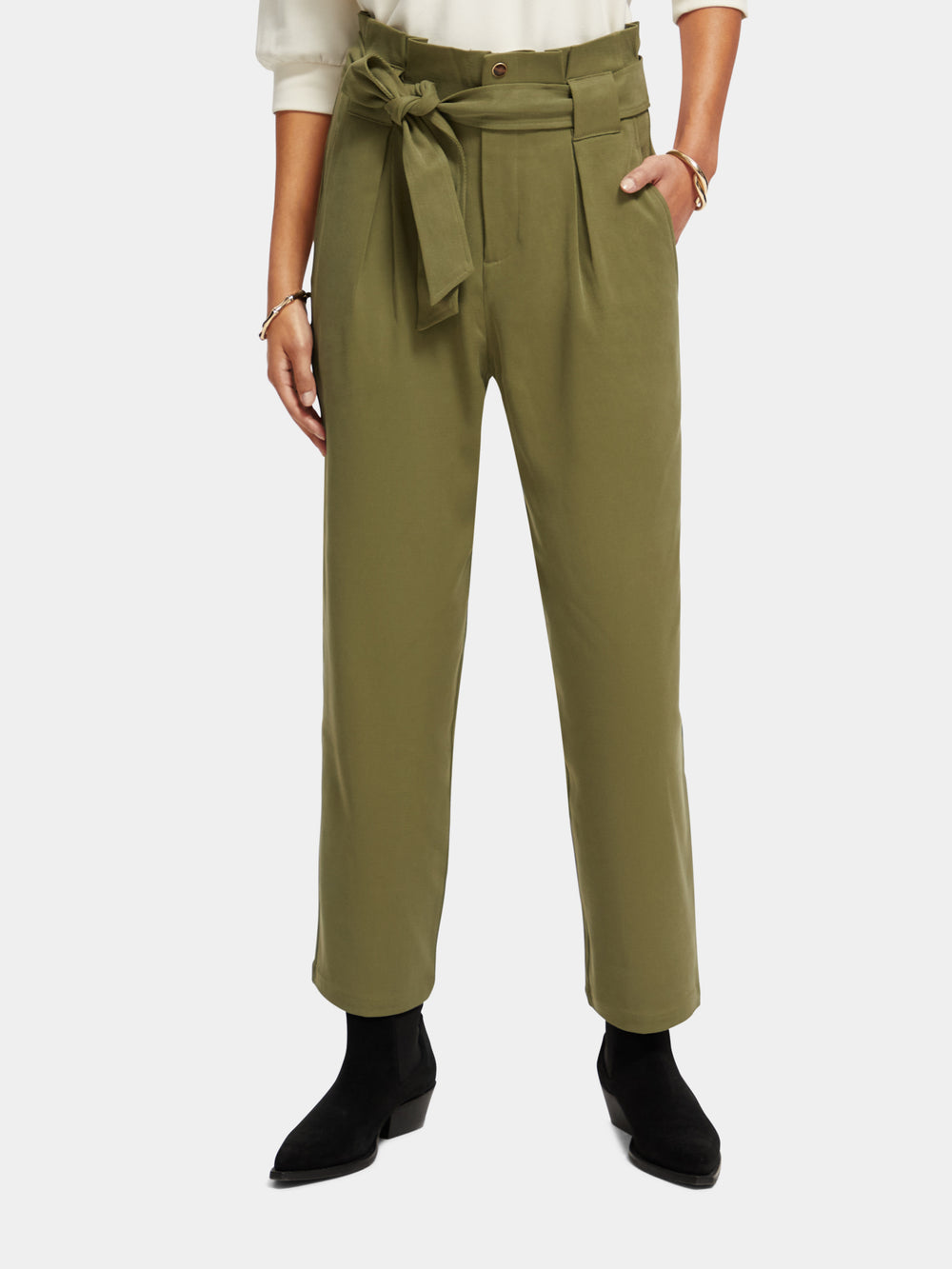 Tapered Paperbag Pants by Scotch & Soda for $31