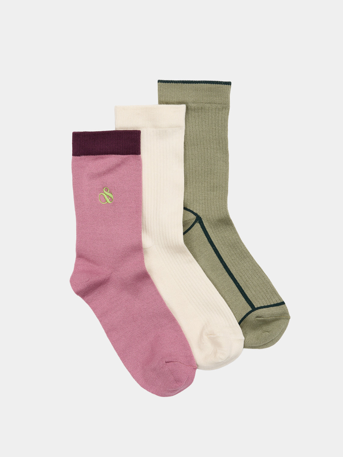 3-pack crew socks