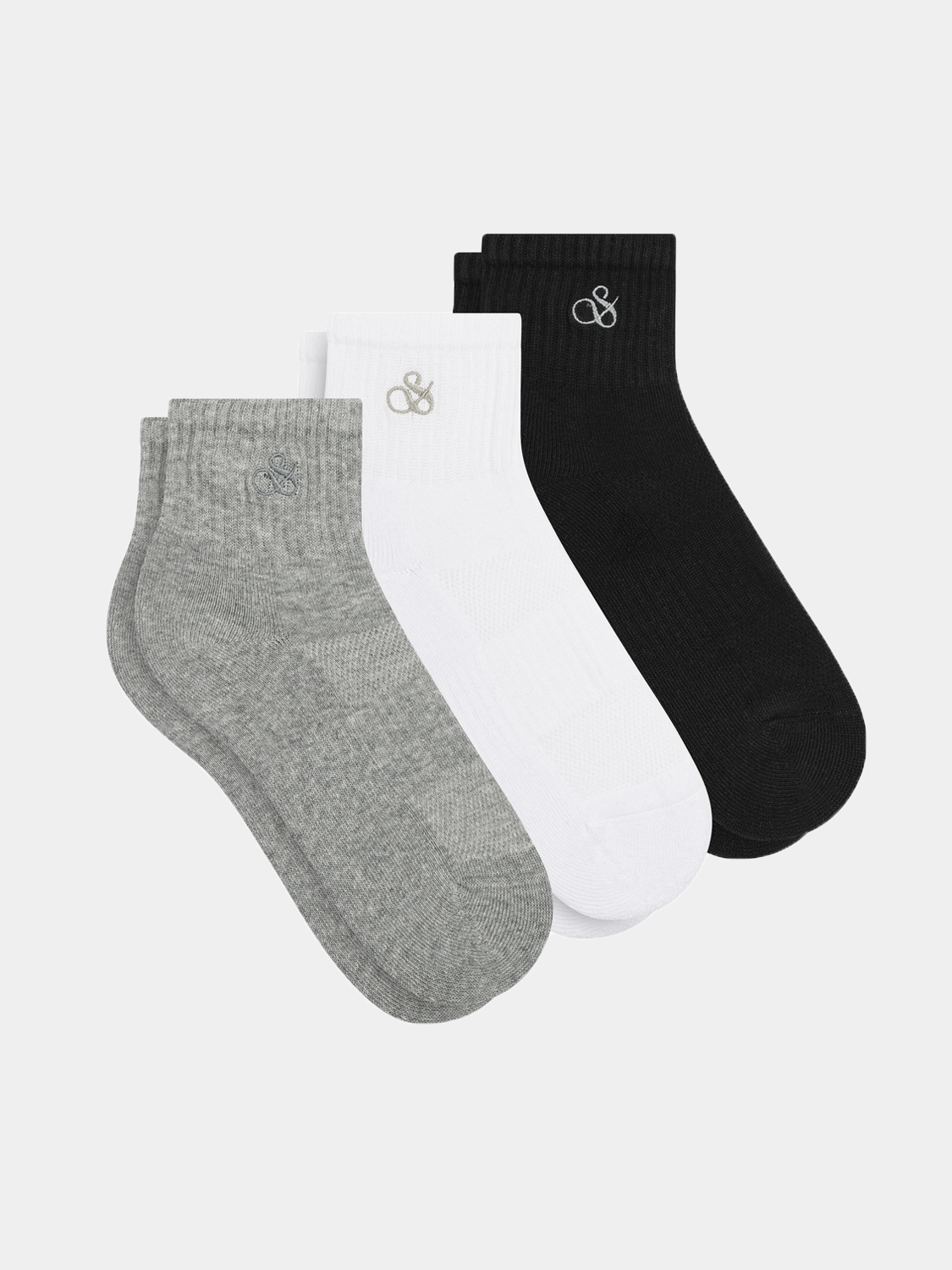3-pack quarter crew socks - Scotch & Soda AU