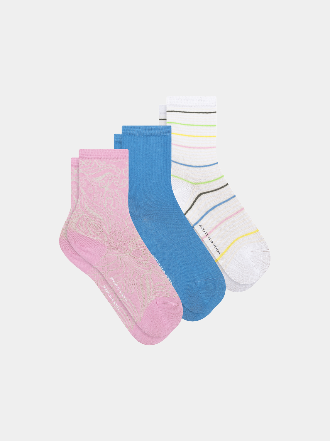 Kids - 3-pack crew socks - Scotch & Soda AU