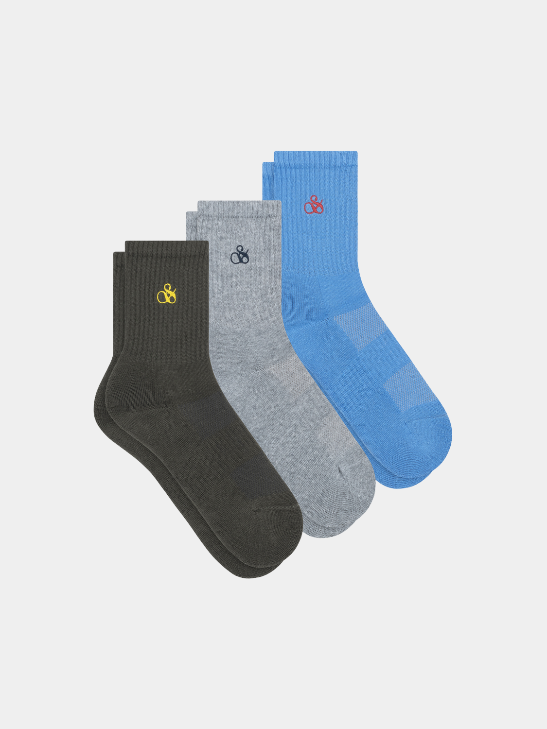 Kids - 3-pack crew socks - Scotch & Soda AU