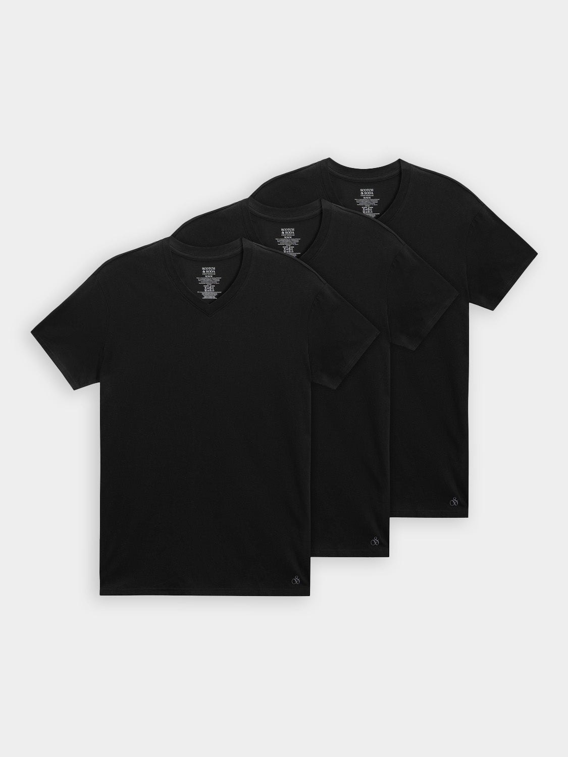 3-pack v-neck t-shirts - Scotch & Soda AU