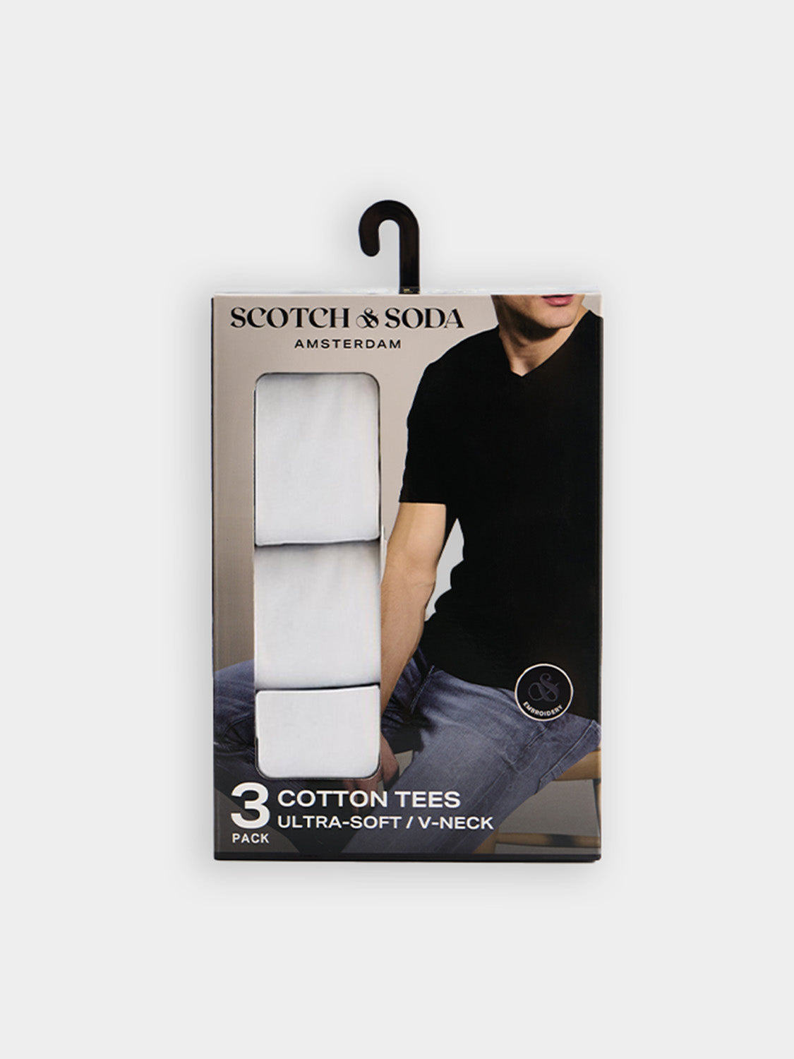 3-pack v-neck t-shirts - Scotch & Soda AU