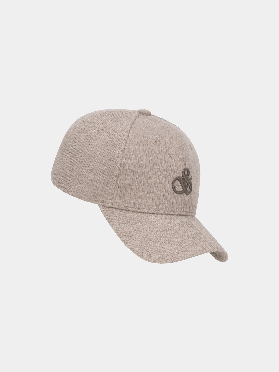 Brushed ribbed cap