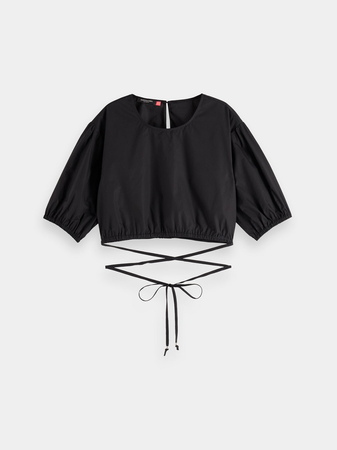 Cropped poplin top - Scotch & Soda AU