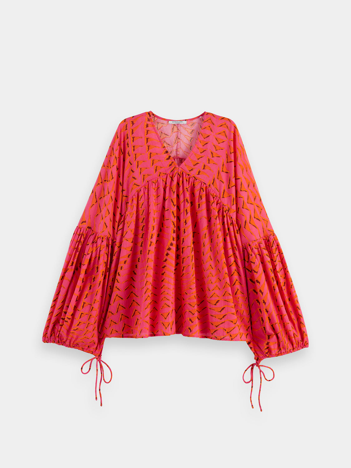 Printed crinkle top - Scotch & Soda AU