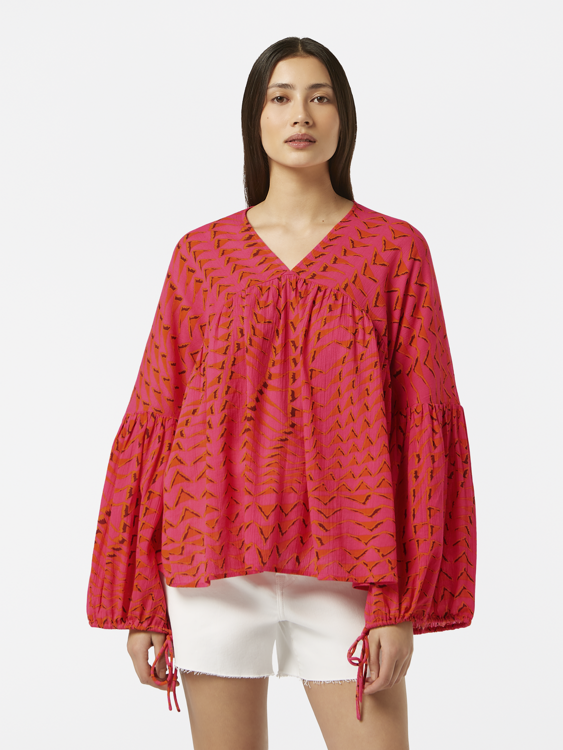 Printed crinkle top - Scotch & Soda AU