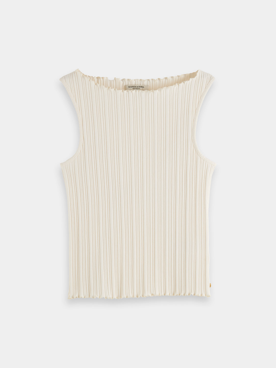 Structured ribbed tank - Scotch & Soda AU