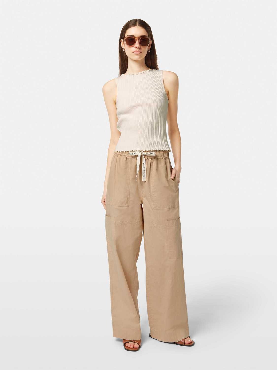 Structured ribbed tank - Scotch & Soda AU