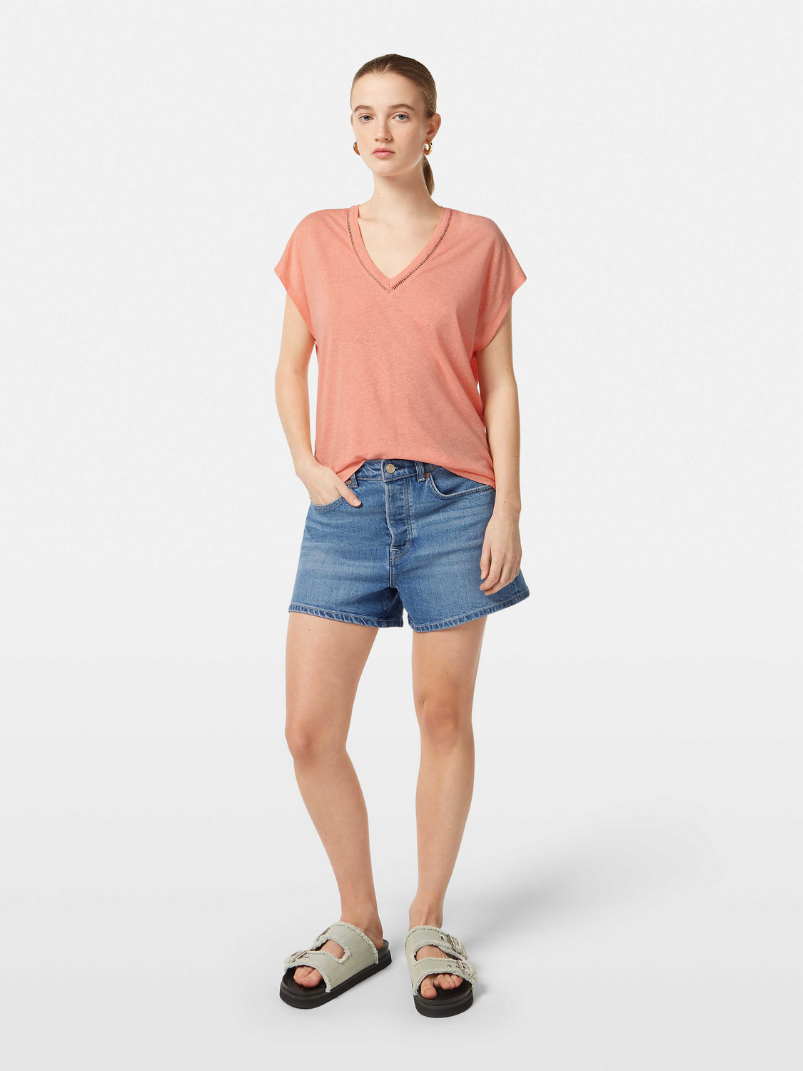 V-neck t-shirt - Scotch & Soda AU