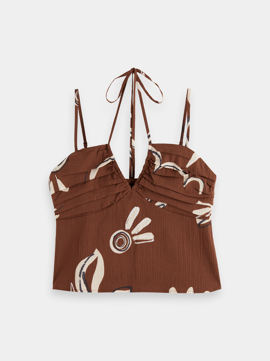 Gathered halter top - Scotch & Soda AU
