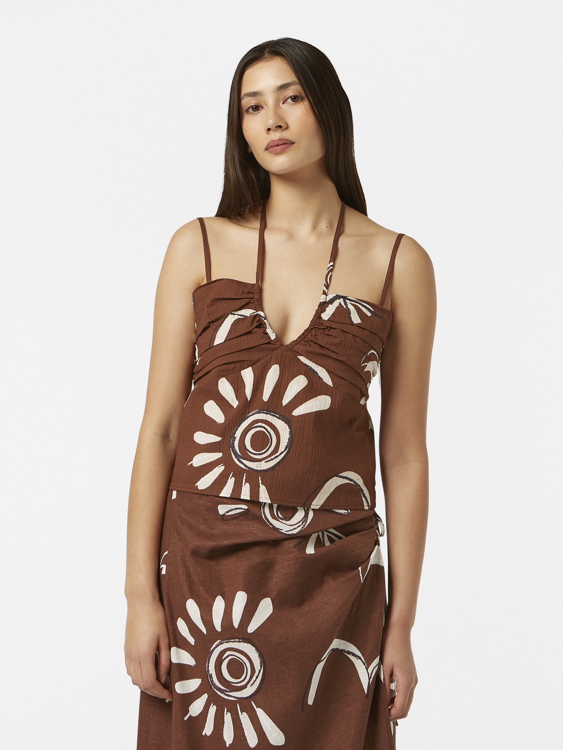 Gathered halter top - Scotch & Soda AU