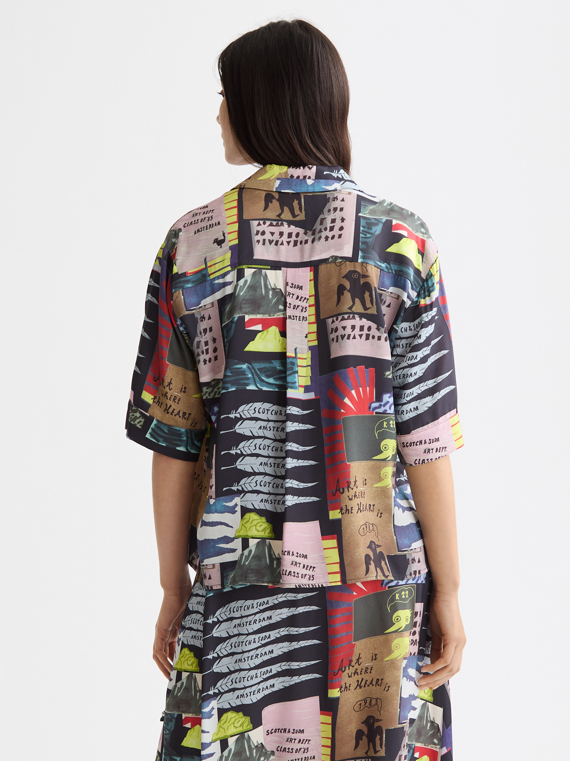 Printed short sleeved shirt - Scotch & Soda AU
