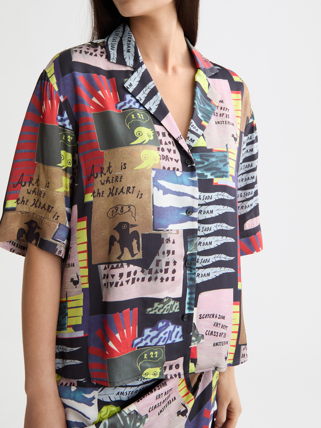 Printed short sleeved shirt - Scotch & Soda AU