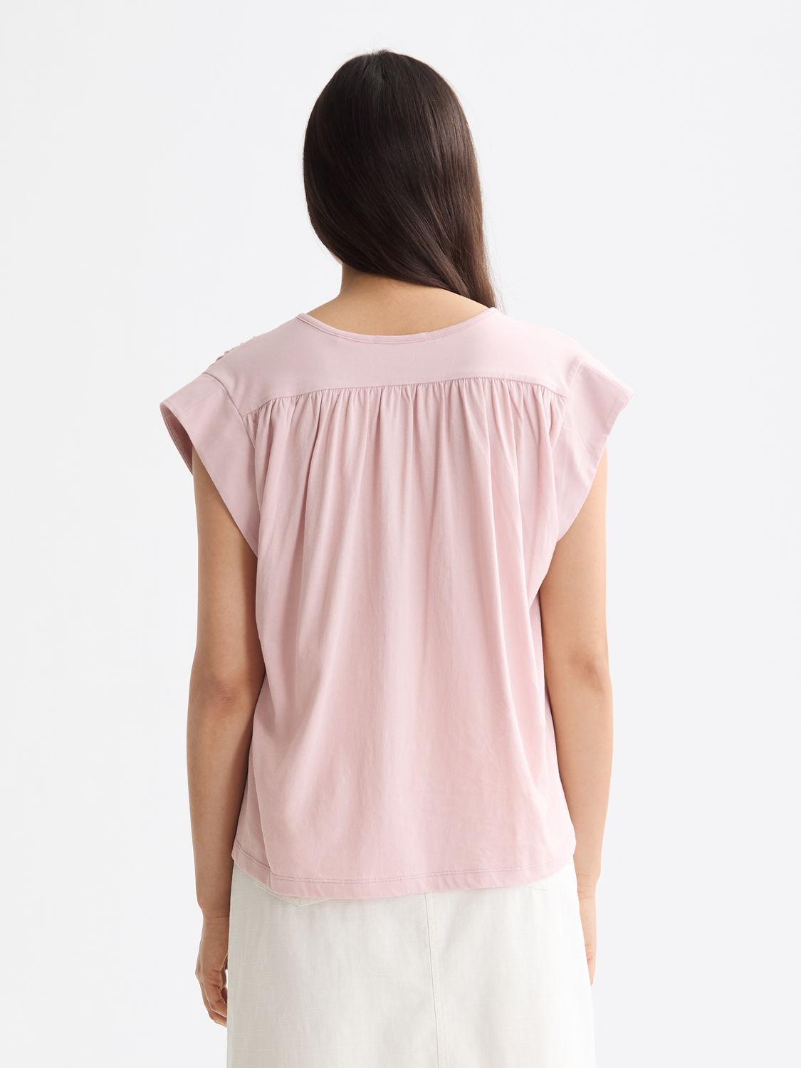 Drapey v-neck t-shirt - Scotch & Soda AU