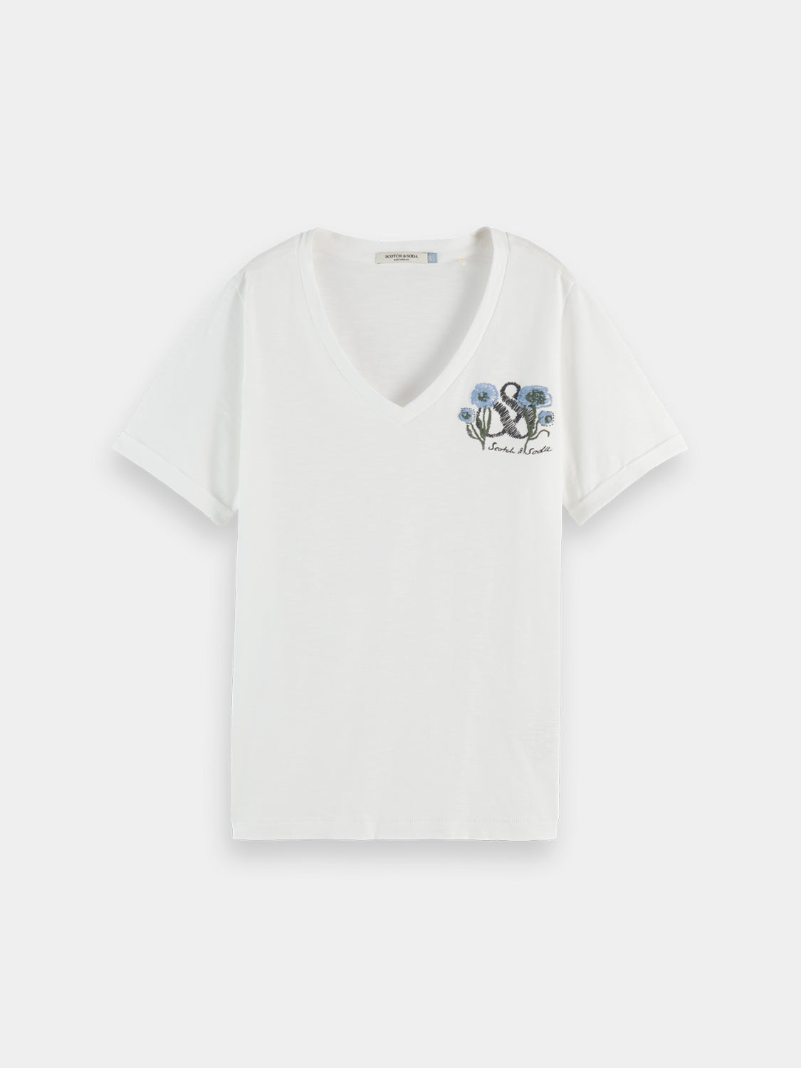 Slub artwork t-shirt - Scotch & Soda AU
