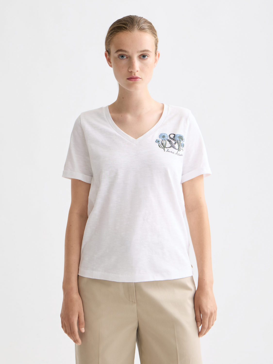 Slub artwork t-shirt - Scotch & Soda AU