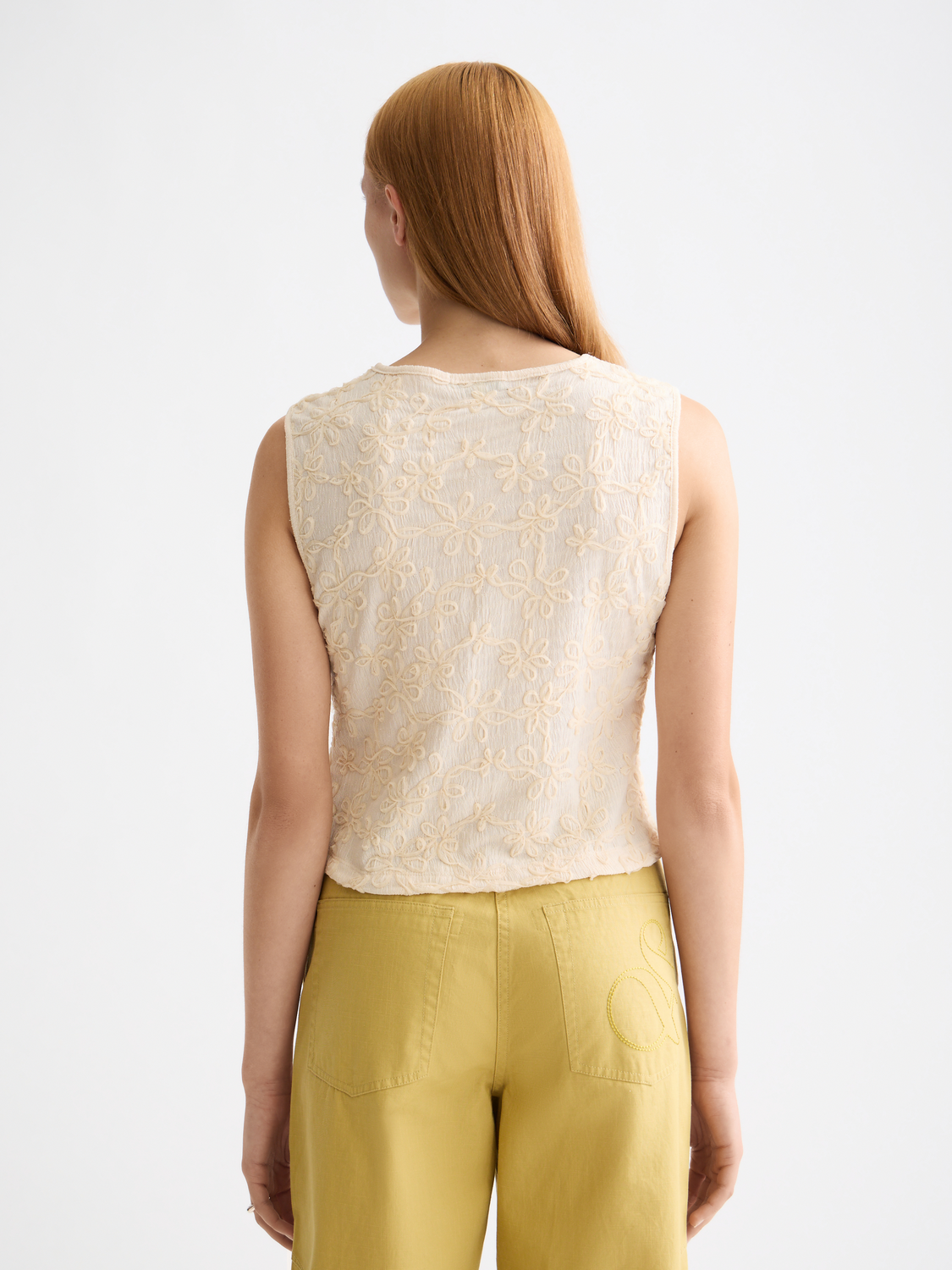 Bow closure structured tank - Scotch & Soda AU