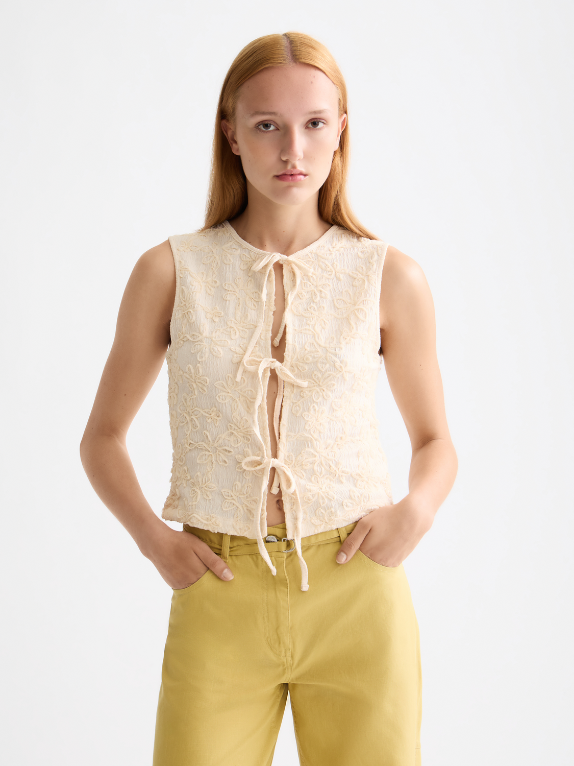 Bow closure structured tank - Scotch & Soda AU