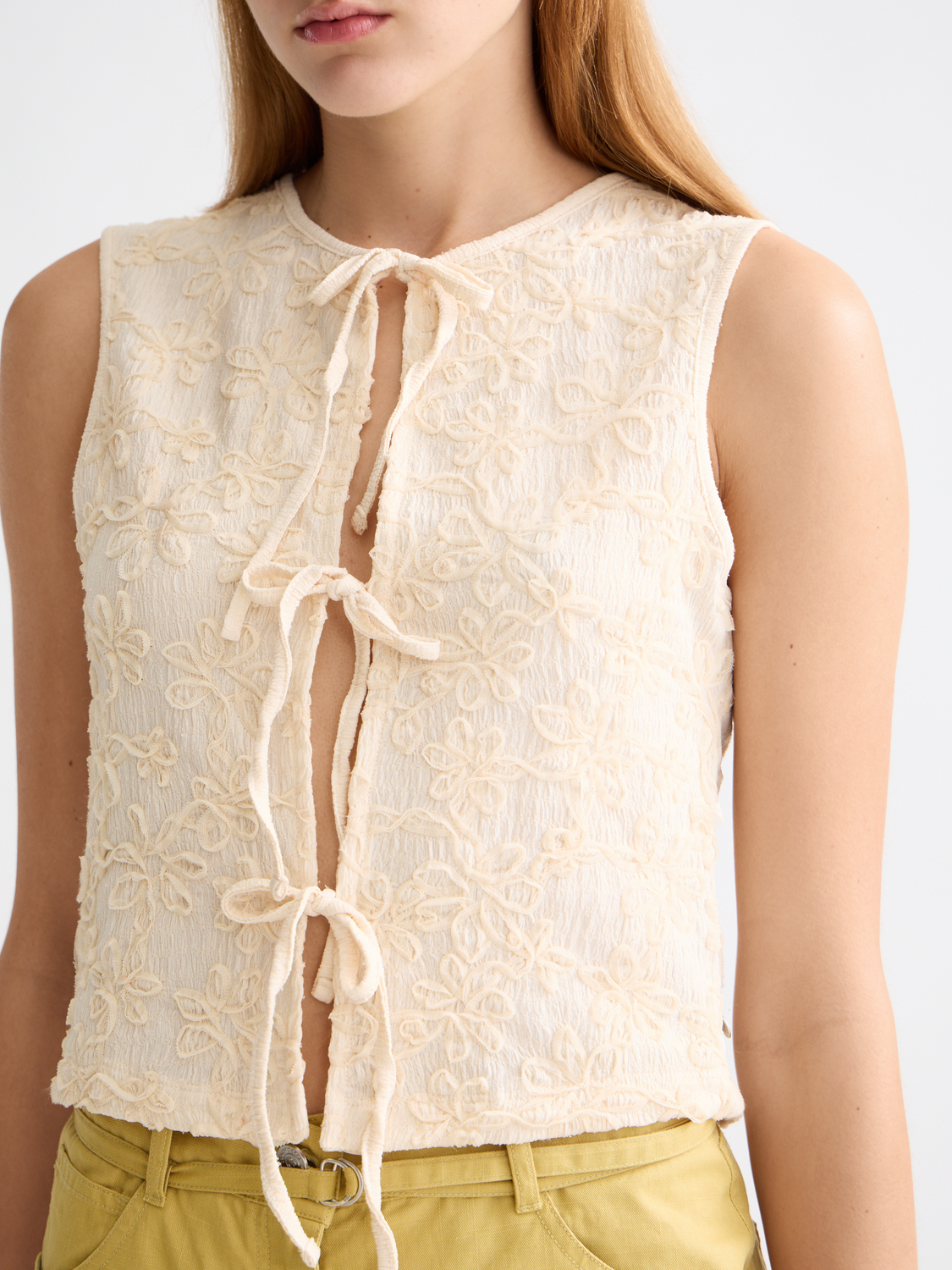 Bow closure structured tank - Scotch & Soda AU