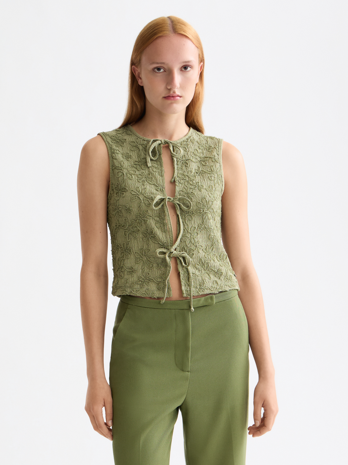 Bow closure structured tank - Scotch & Soda AU