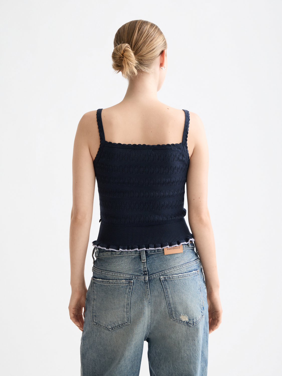 Pointelle knitted tank - Scotch & Soda AU