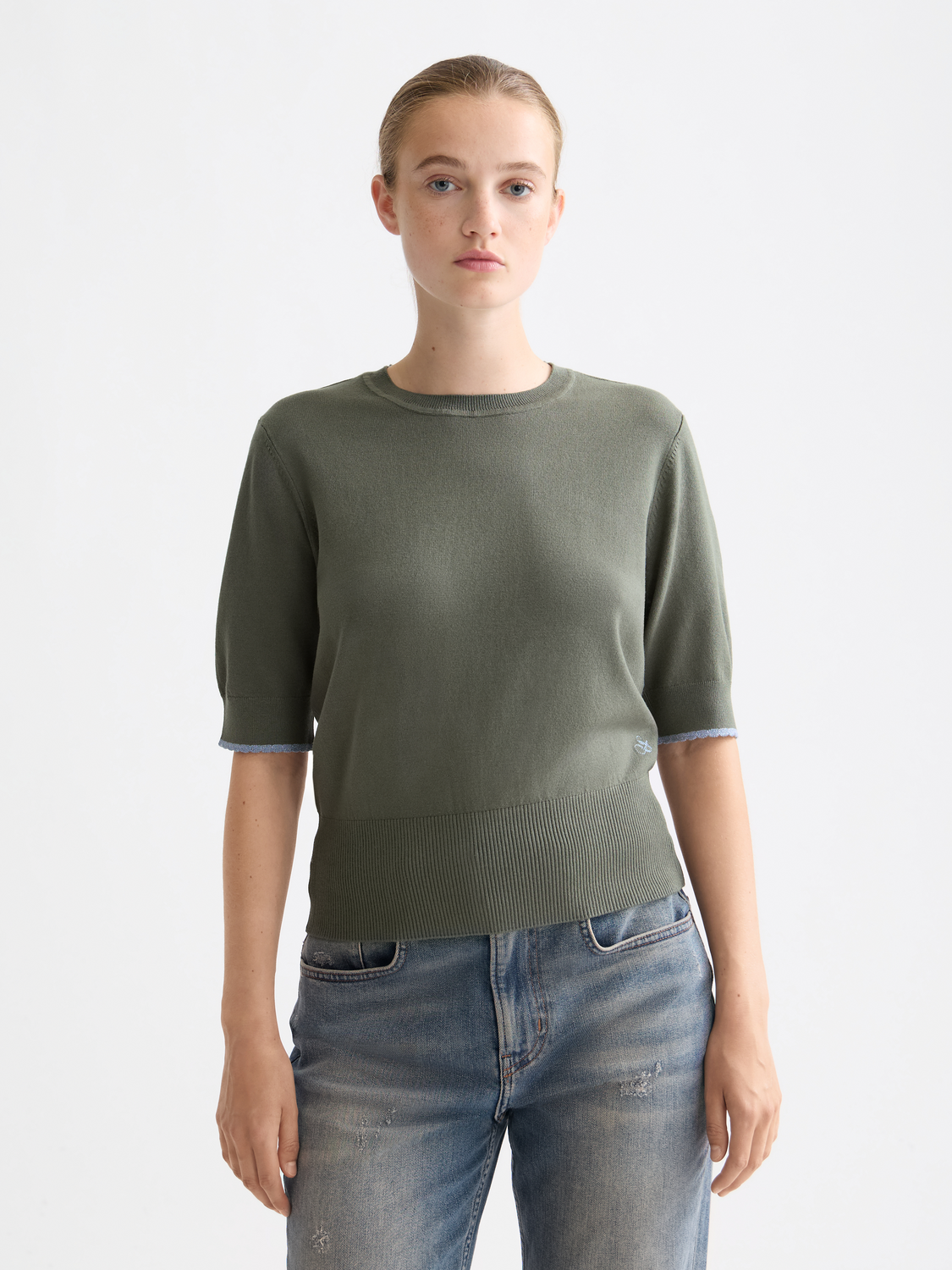 Short sleeved pullover top - Scotch & Soda AU
