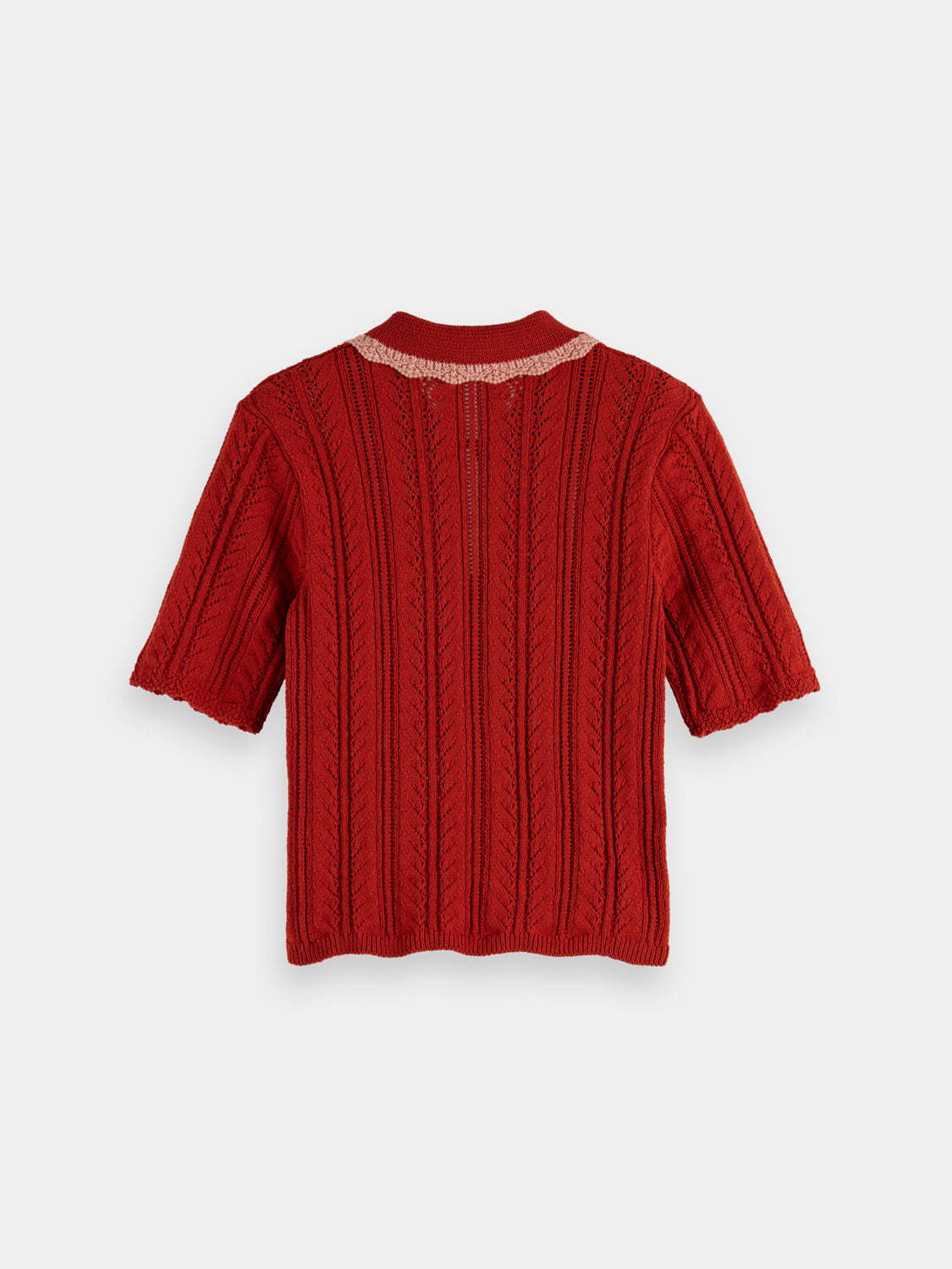 Pointelle collared polo - Scotch & Soda AU