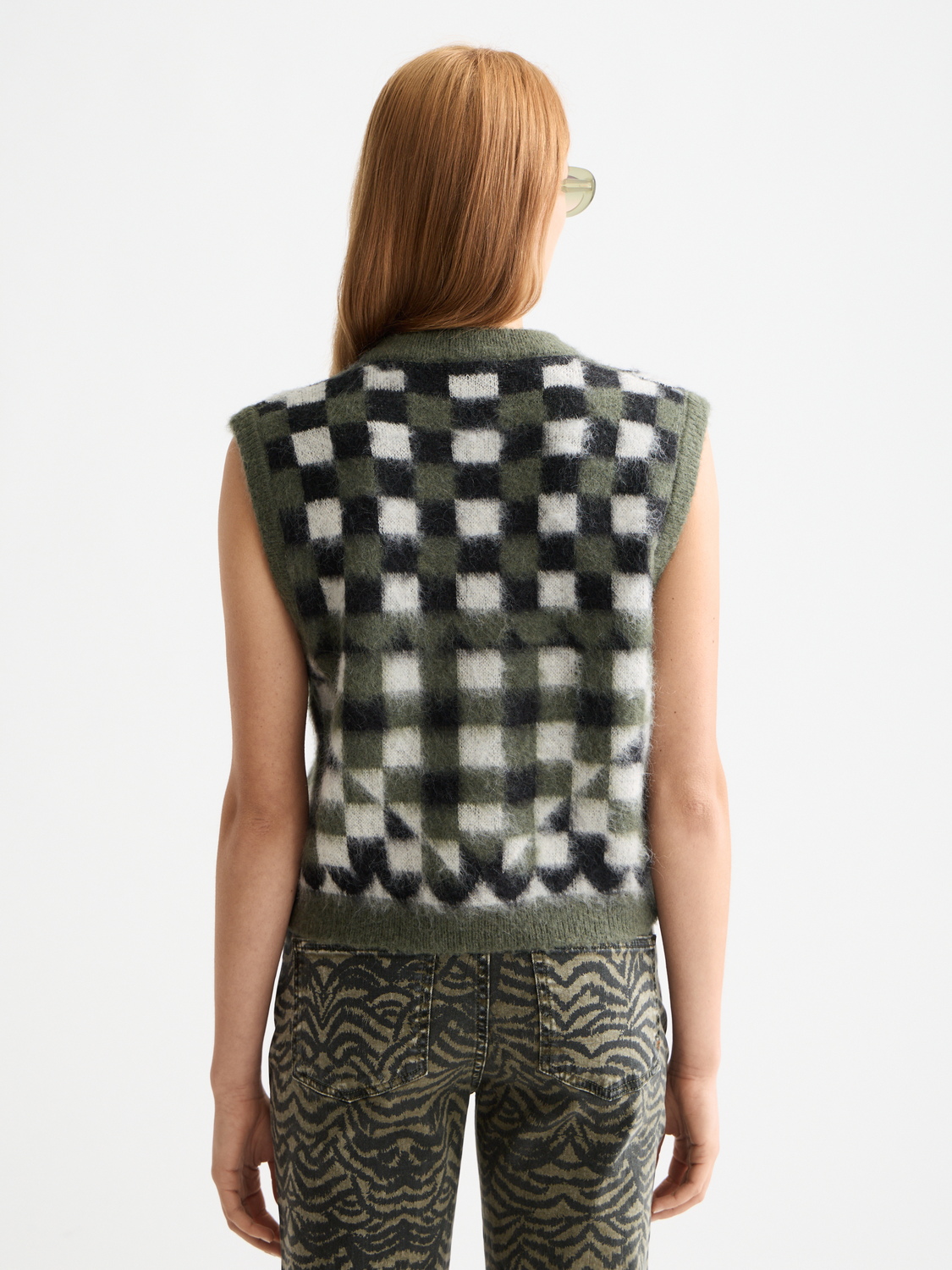 Fuzzy jacquard spencer - Scotch & Soda AU
