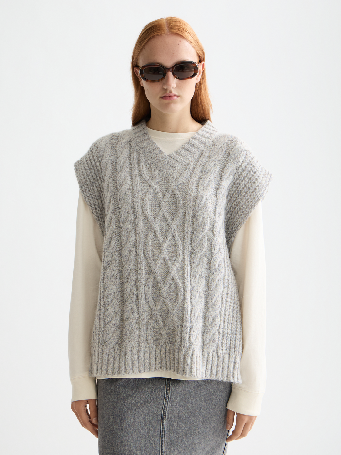 Cable stitch spencer - Scotch & Soda AU