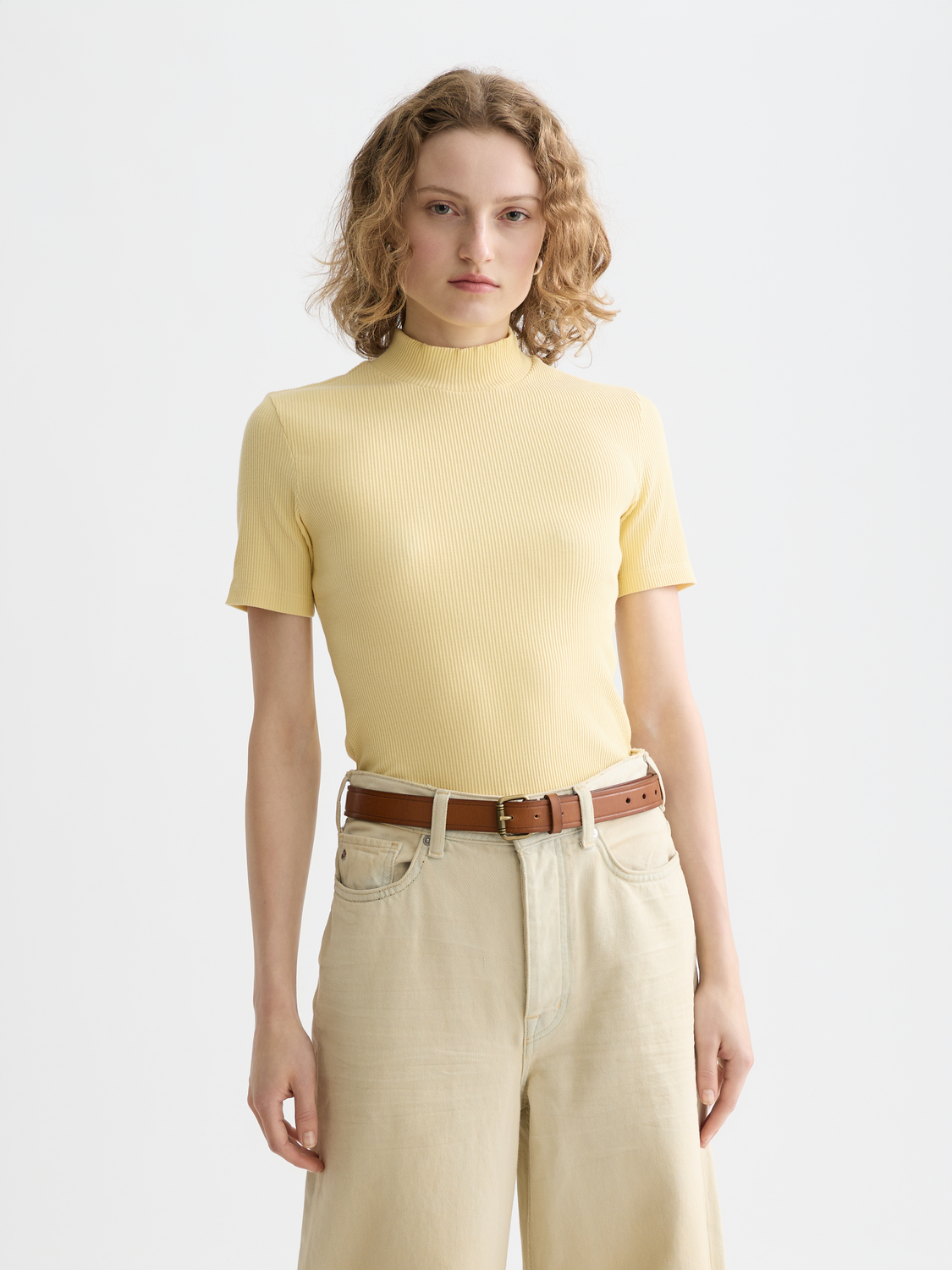 Mock neck rib top - Scotch & Soda AU