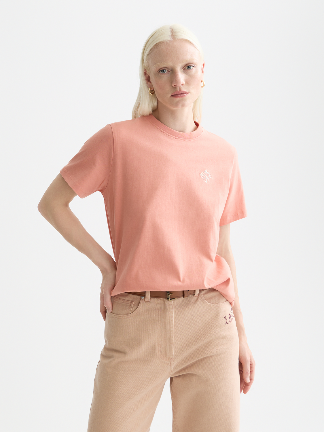 Embroidered t-shirt - Scotch & Soda AU