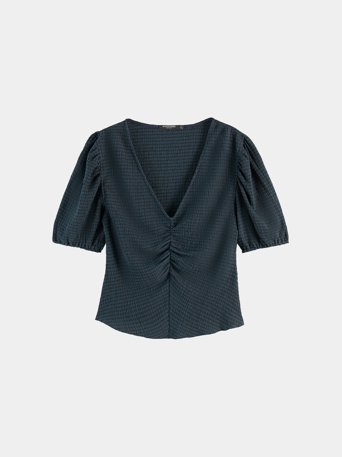 Structured v-neck top - Scotch & Soda AU