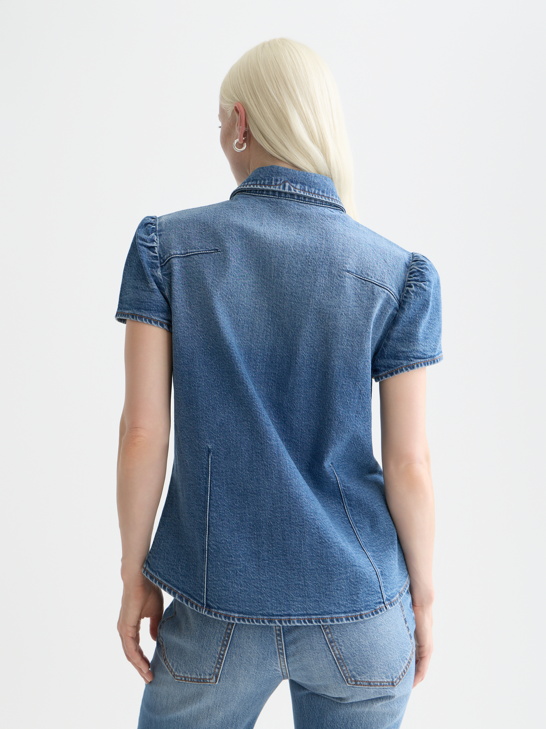 Fitted denim shirt - Scotch & Soda AU